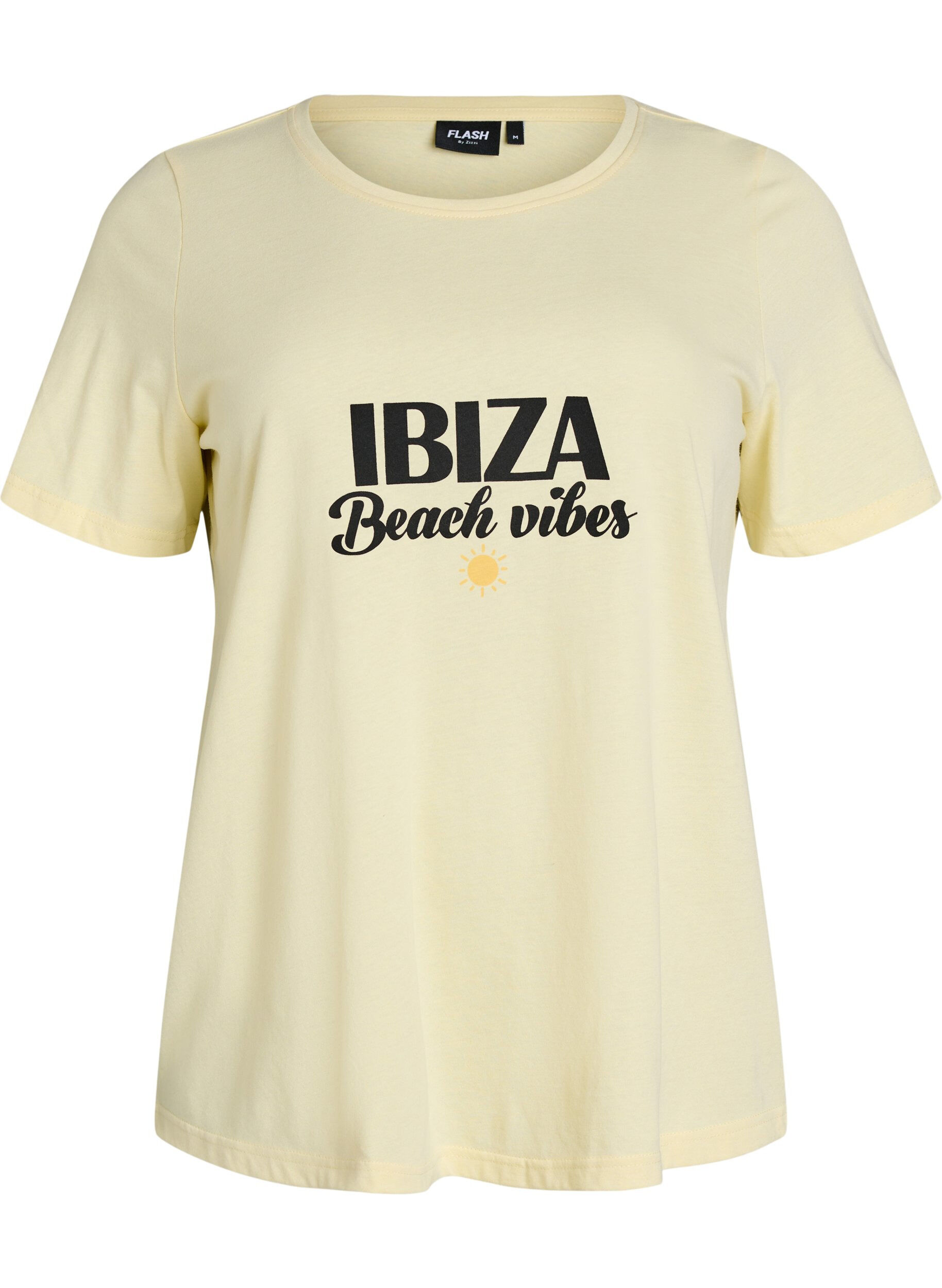 ZizziT-Shirt mit Print, Gelb, Packshot image number 0