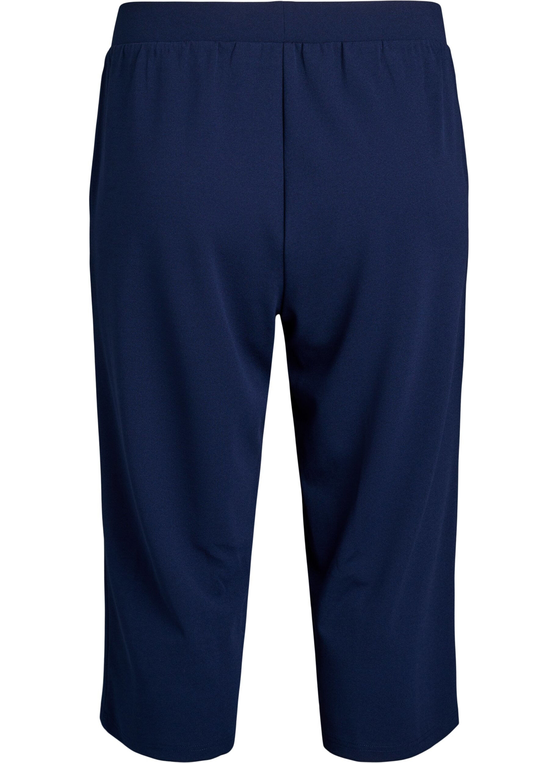 Zizzi FLASH - Hochtaillierte Knickerbocker mit lockerem Schnitt, Blau, Packshot image number 1