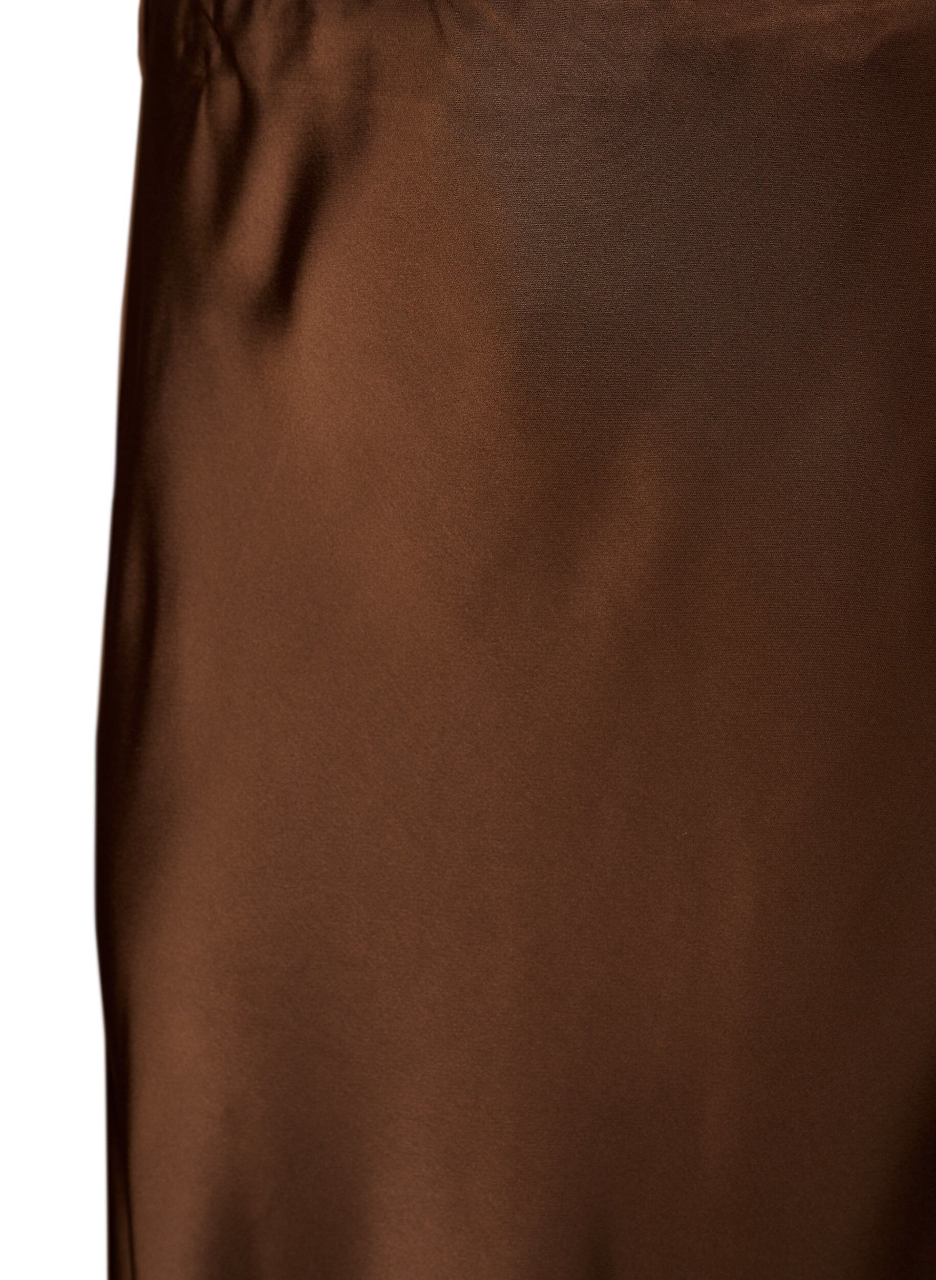 ZizziMidi-Rock aus Satin mit Spitzen, Braun, Packshot image number 2