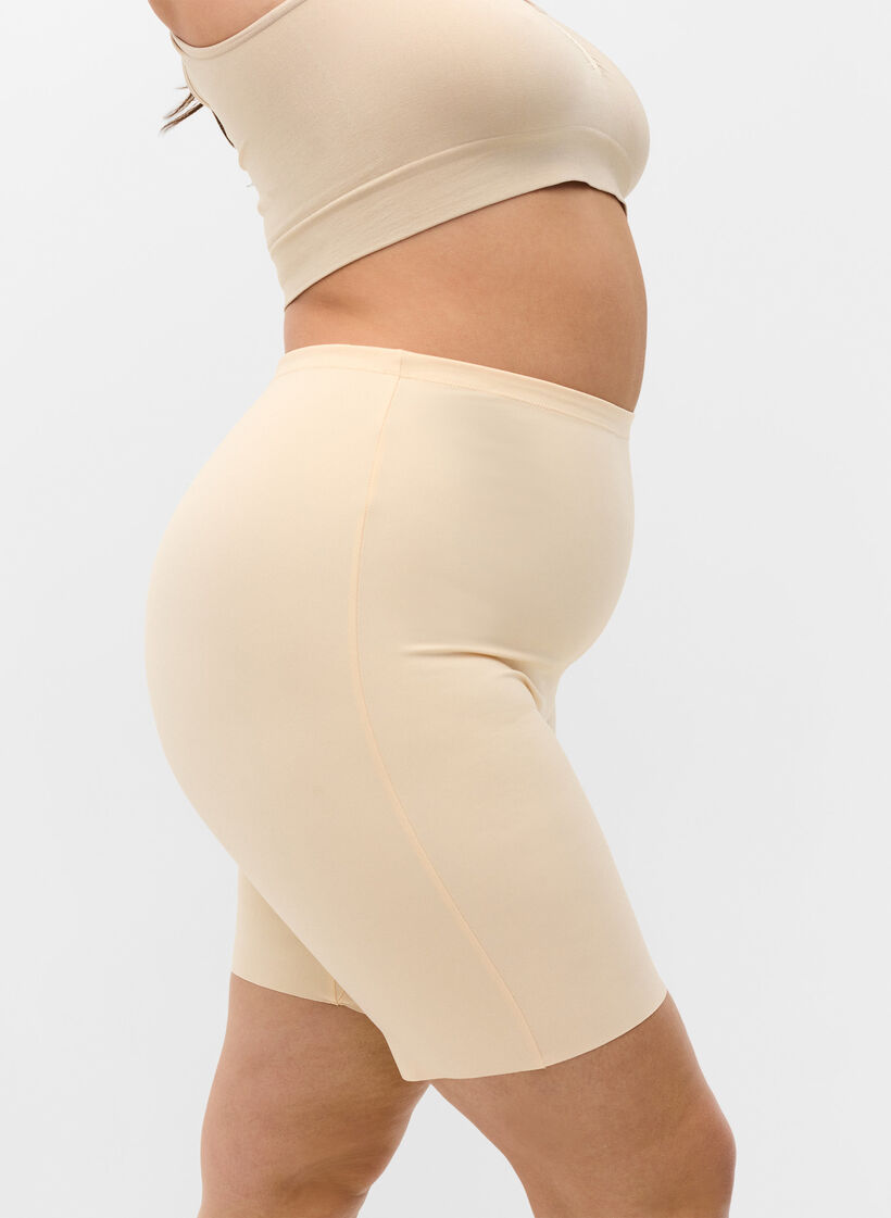 Light Shapewear Shorts mit hoher Taille, Beige, Model image number 2