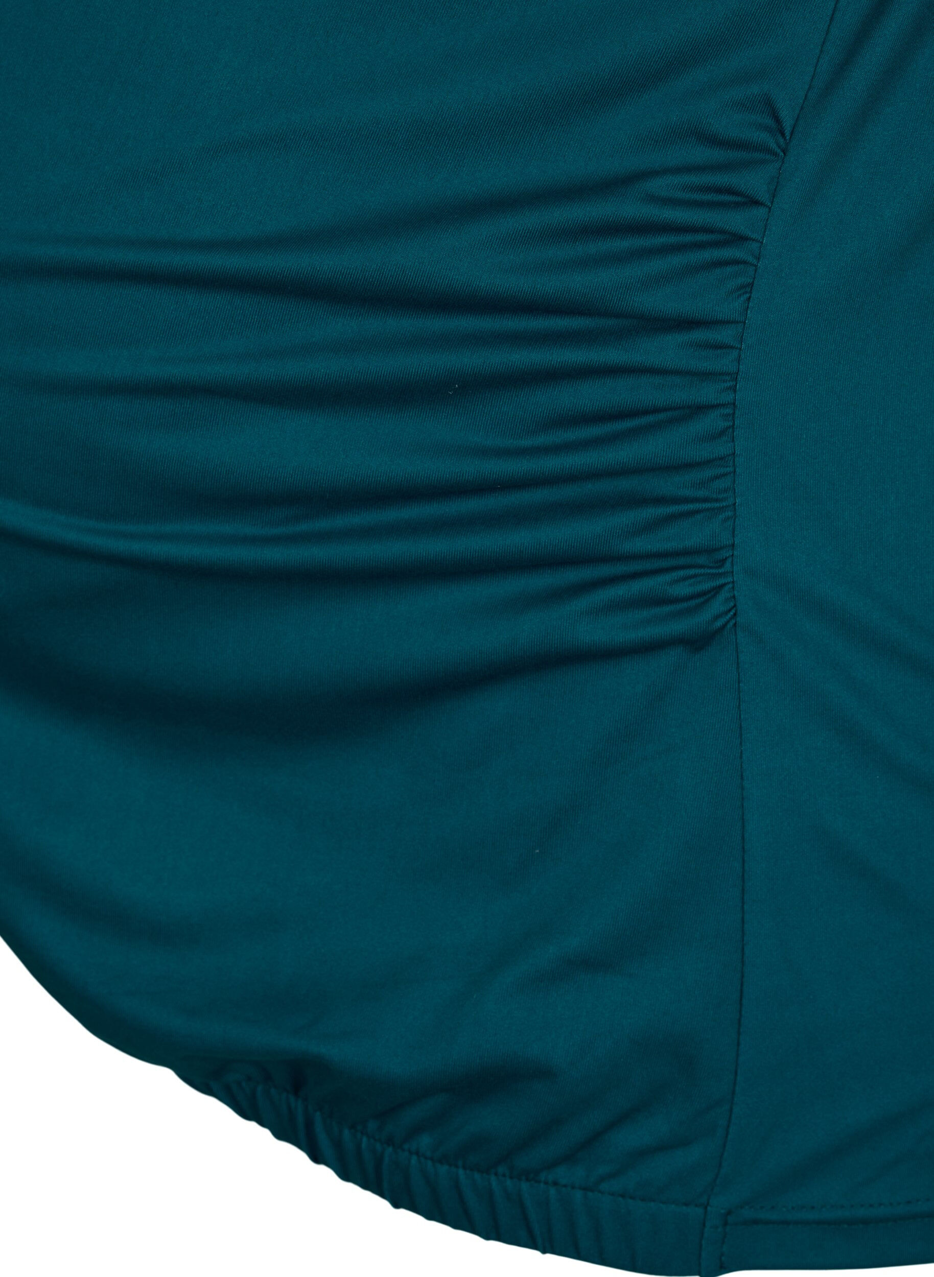 Zizzi T-shirt d'entra&icirc;nement de grossesse, Deep Teal, Packshot image number 3