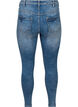 Cropped Amy Jeans mit Rei&szlig;verschluss, Blau, Packshot image number 1