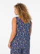Bedrucktes Oberteil mit V-Ausschnitt, Blau, Model image number 2