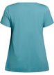 T-shirt &agrave; col rond et coupe &eacute;vas&eacute;e, Vert, Packshot image number 1