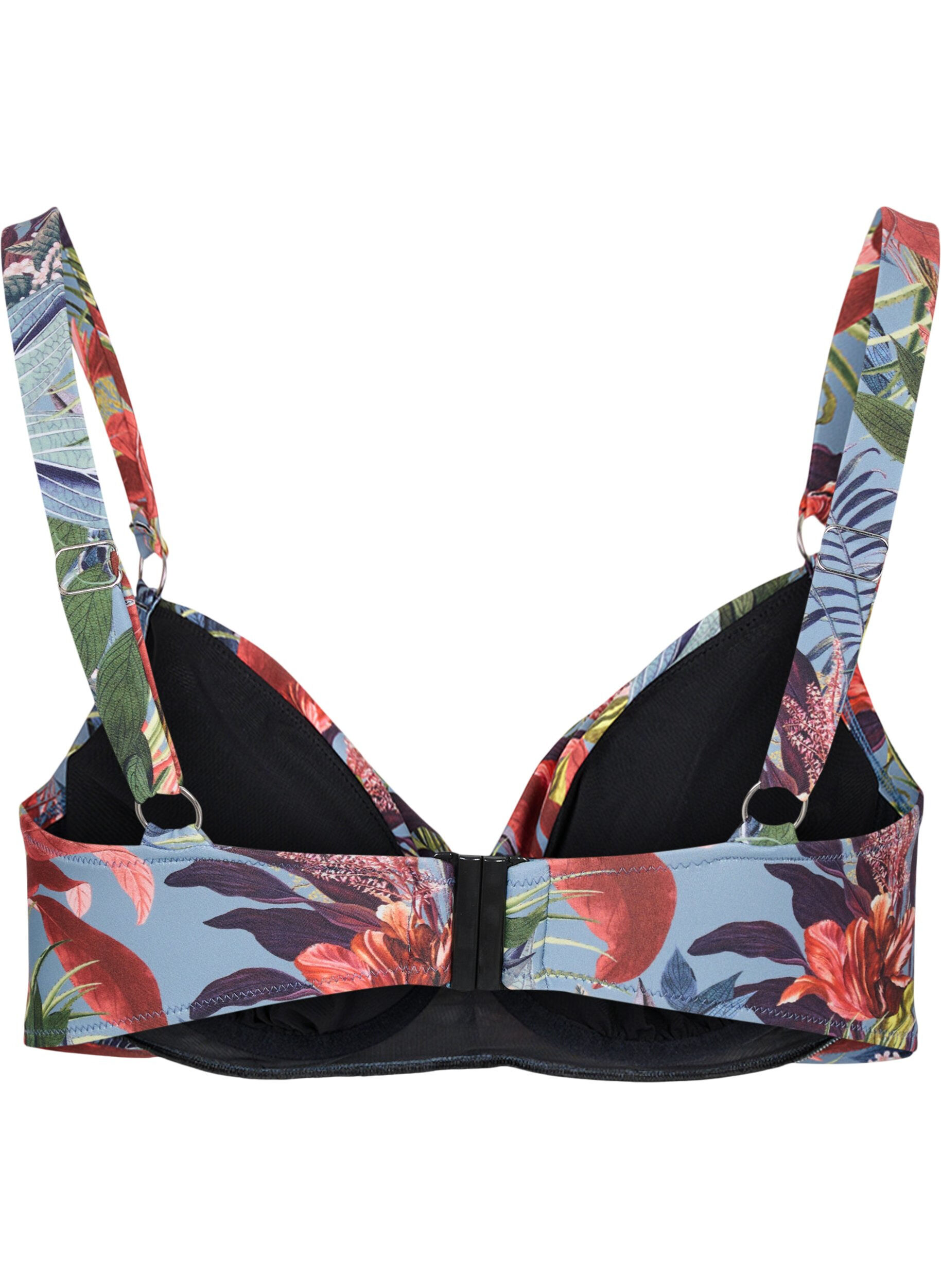 Zizzi Bikini-BH mit Print und B&uuml;gel, Citadel AOP, Packshot image number 1