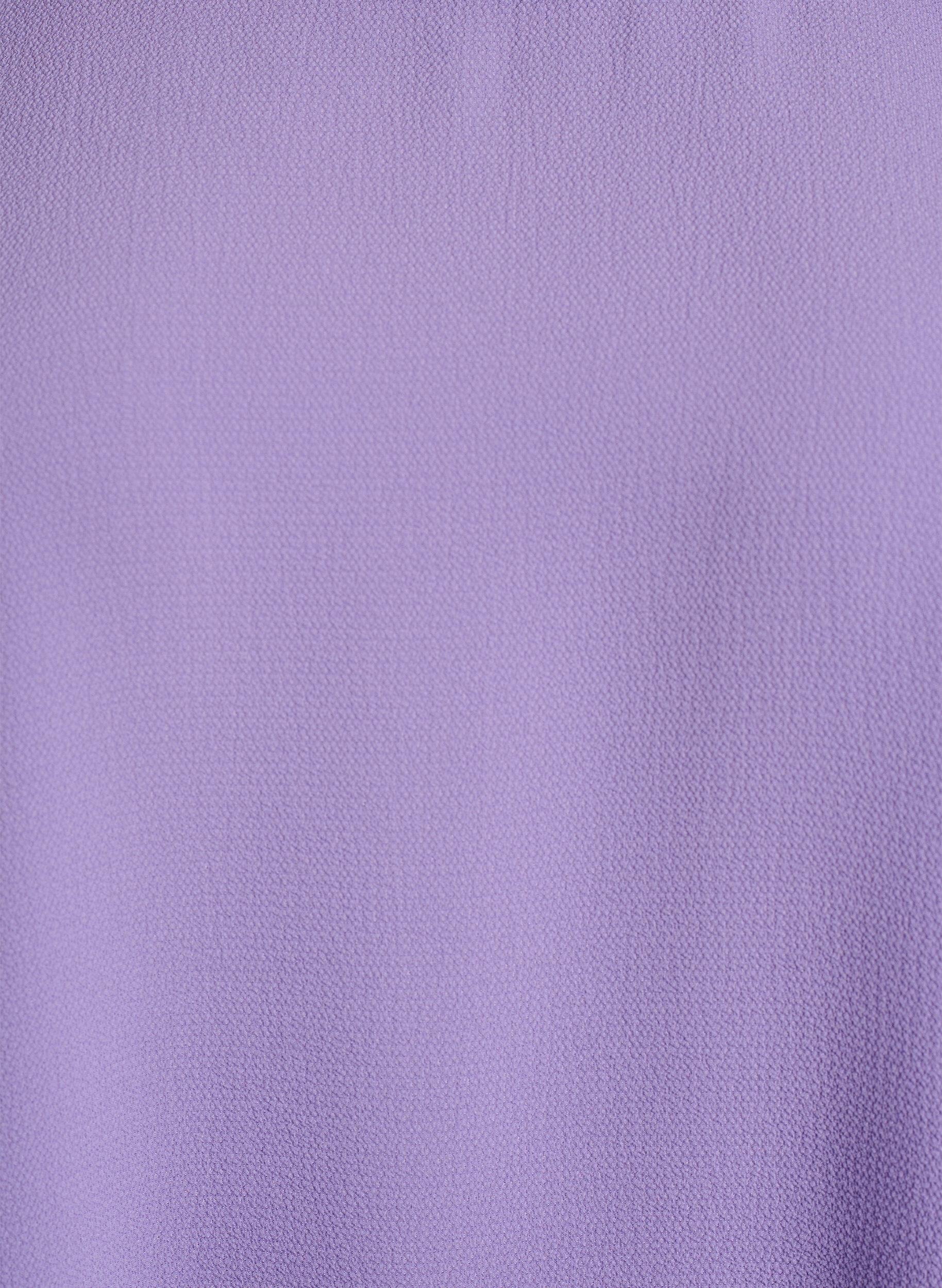 ZizziBluse mit kurzen &Auml;rmeln und Rundhalsausschnitt, lila, Packshot image number 2