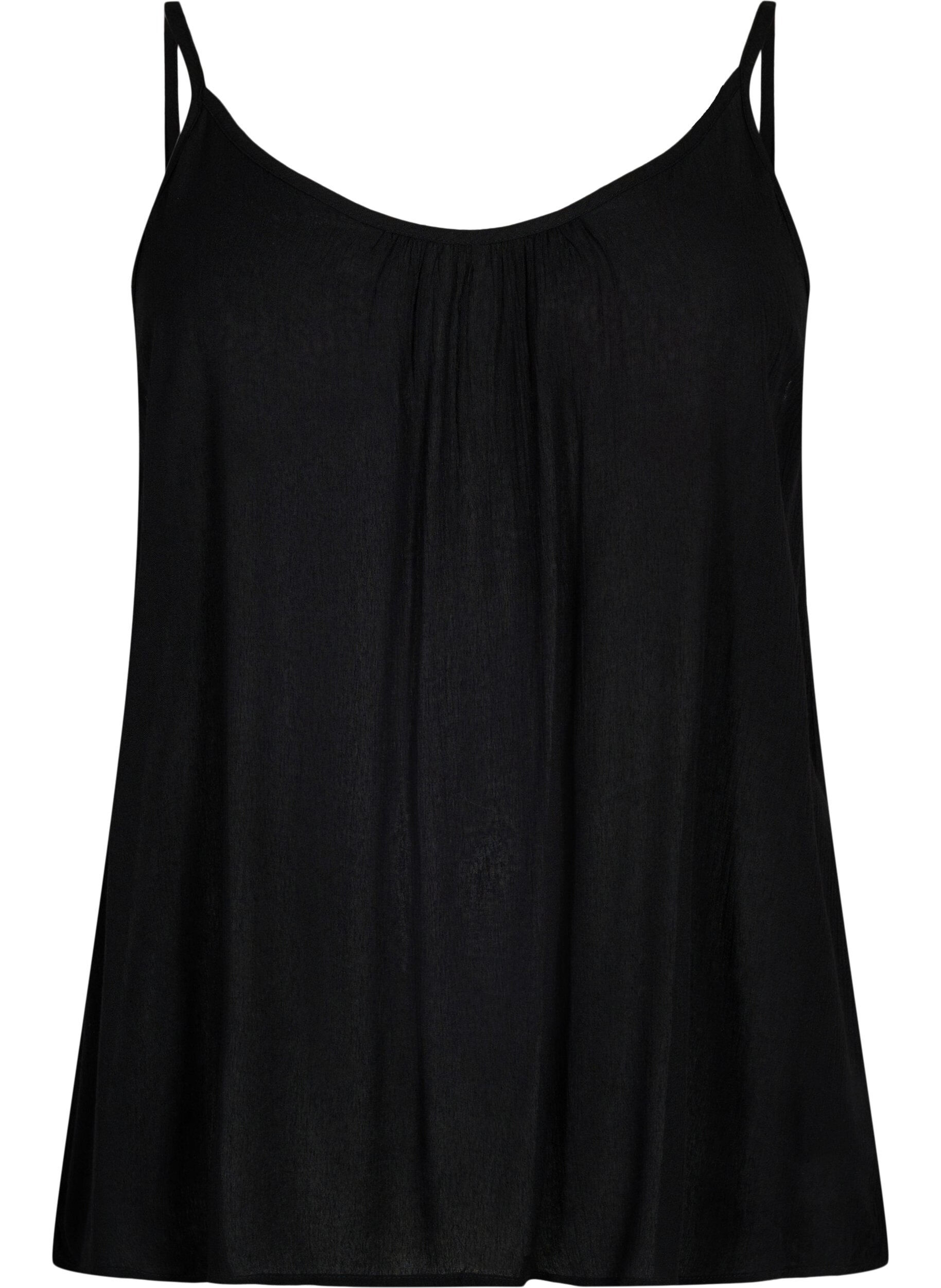 Top &agrave; bretelles en viscose