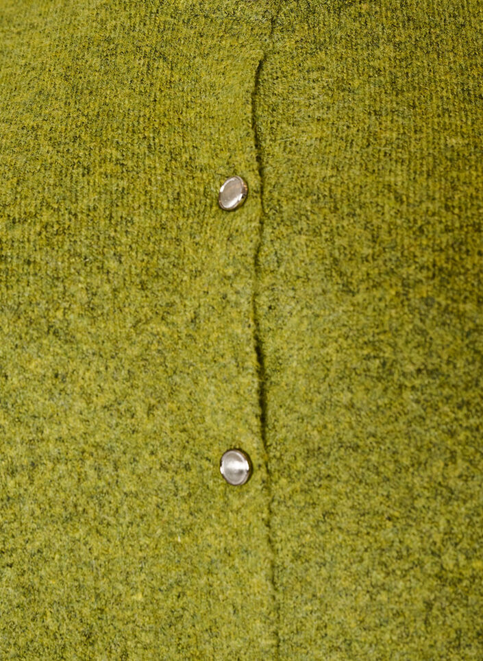 Strickjacke mit kurzen &Auml;rmeln, Gr&uuml;n, Packshot image number 2