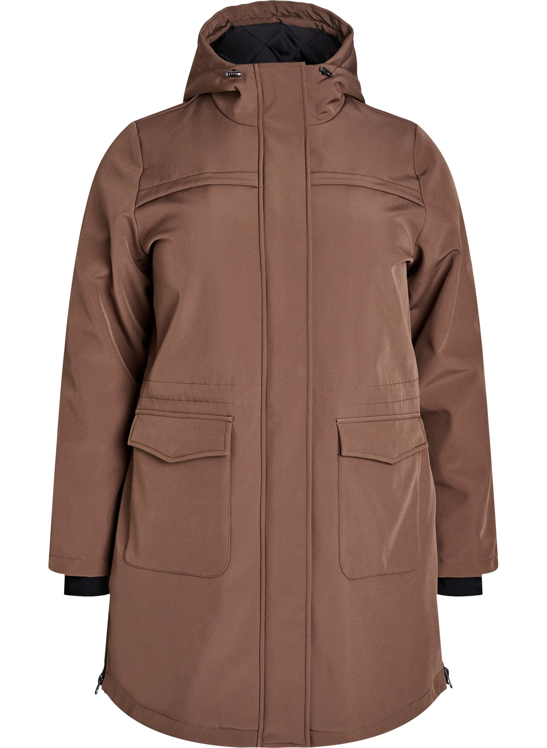 Veste softshell r&eacute;sistante &agrave; l'eau avec doublure matelass&eacute;e