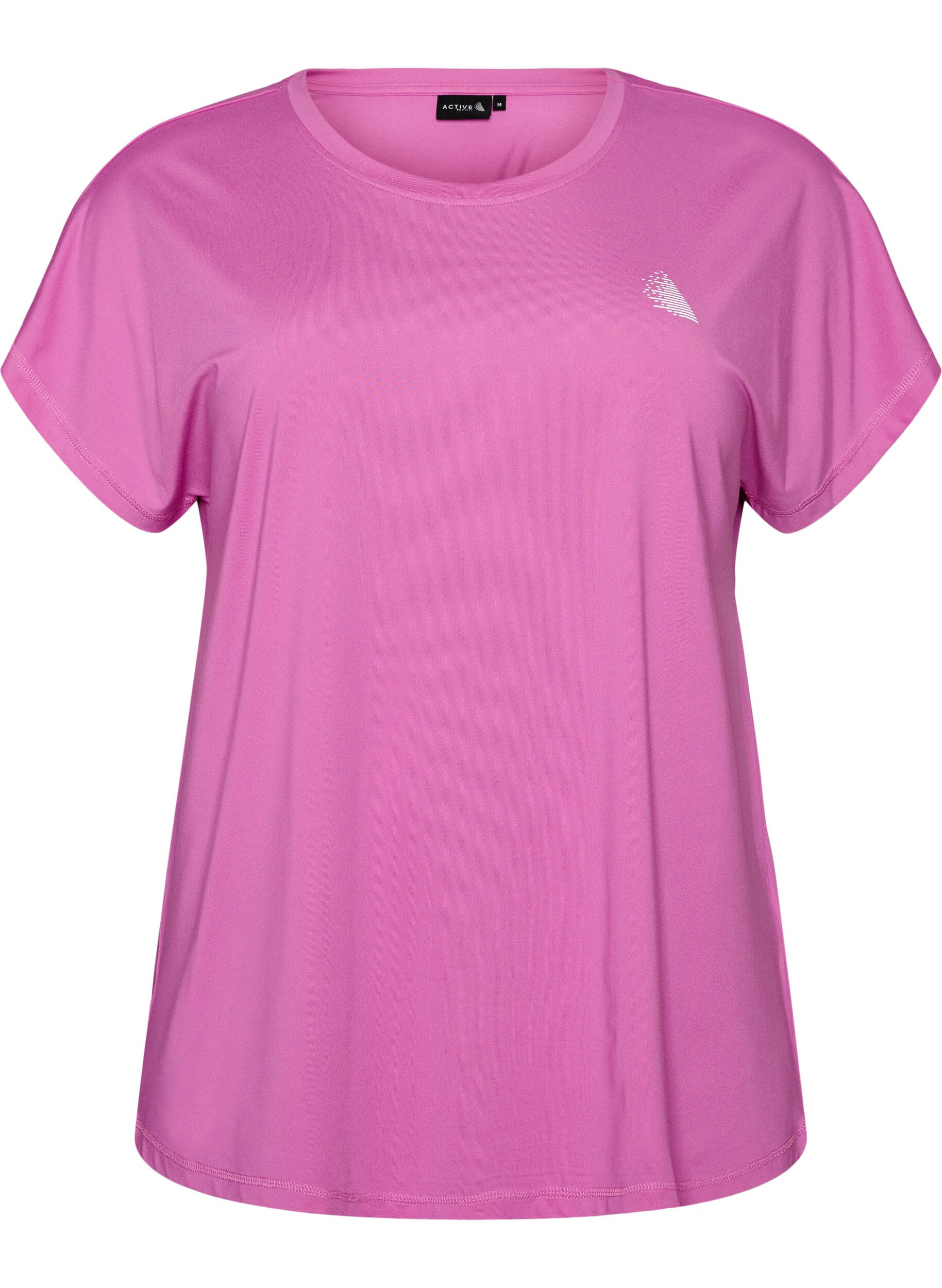 Einfarbiges Trainings-T-Shirt