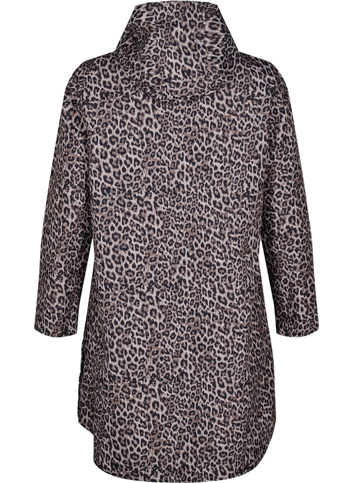 Veste de pluie avec poches et capuche, Marron, Packshot image number 1