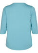 Trainingsshirt mit 3/4-&Auml;rmeln, Blau, Packshot image number 1