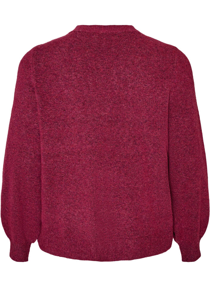 Cardigan en maille douce avec boutons dor&eacute;s, Rose poudr&eacute;e, Packshot image number 1