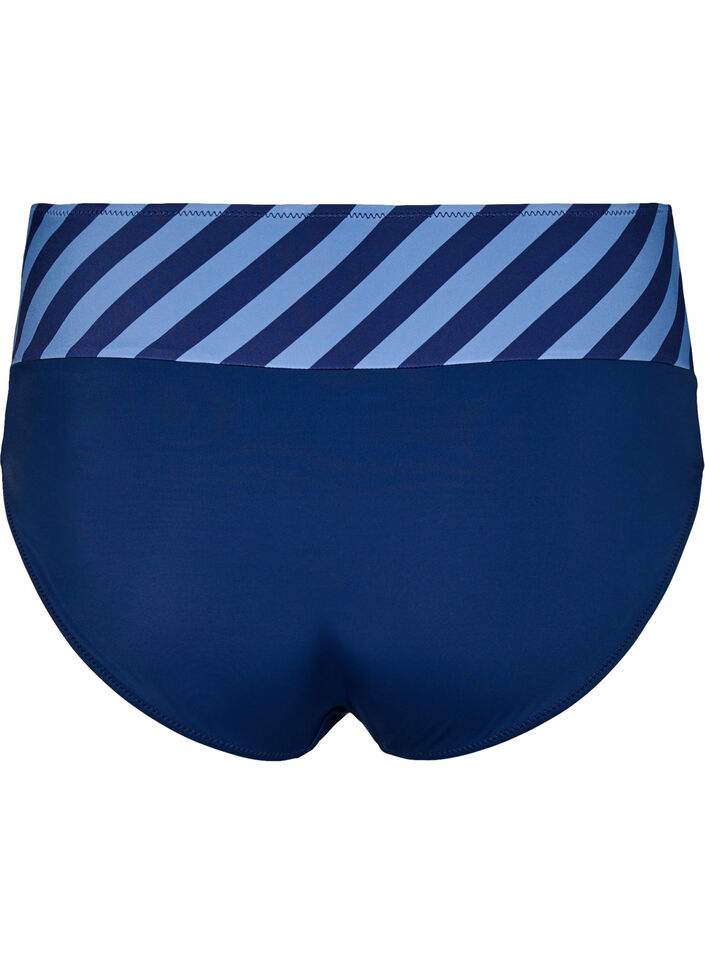 Bas de bikini avec détails cache-cœur, Bleu, Packshot image number 1