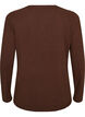 Blouse basique en jersey &agrave; manches longues, Marron, Packshot image number 1