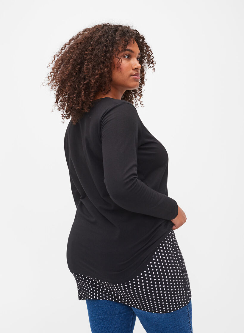 2er-Pack Top Extender, Black/Black Dot, Model image number 1