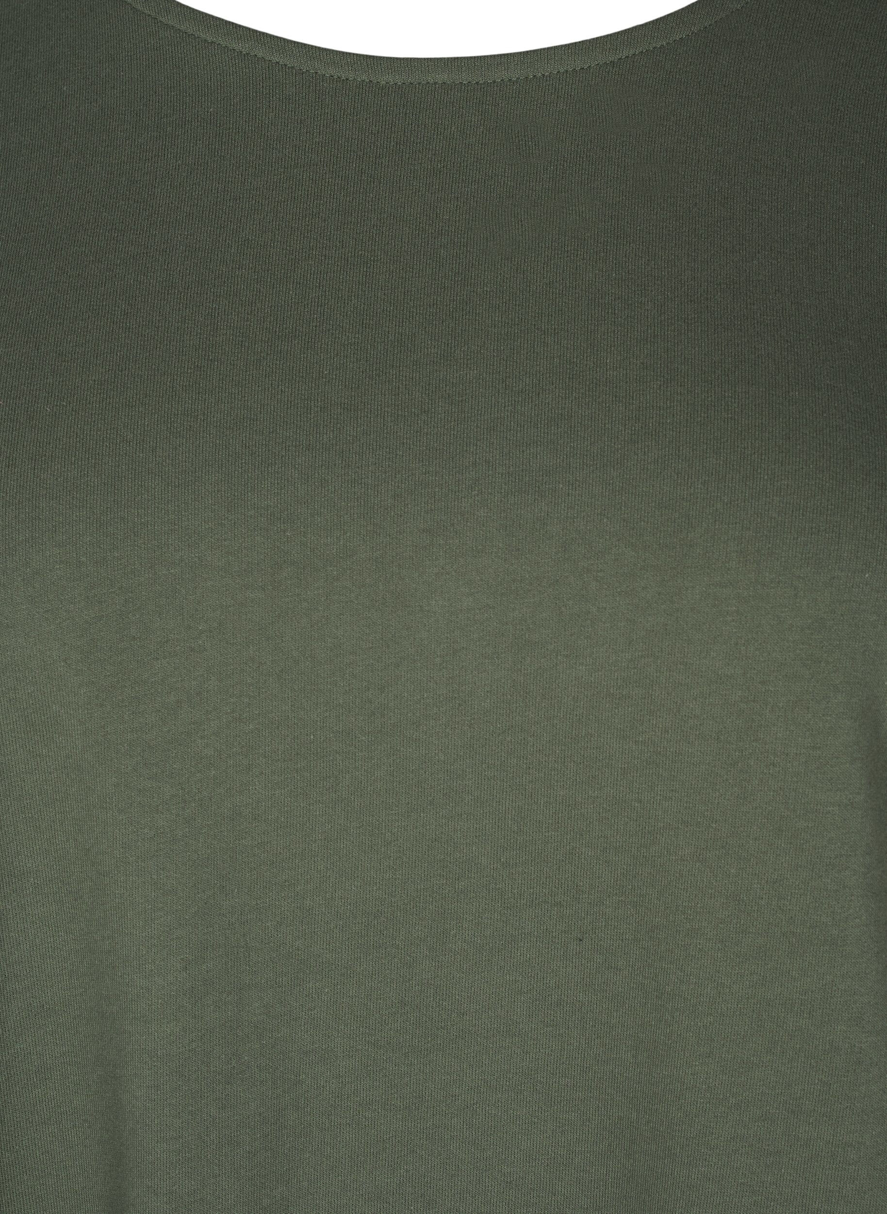 Zizzi Robe ballon avec poches, Vert, Packshot image number 2