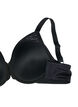 Soutien-gorge moulé avec maille rayée, Black, Packshot image number 3