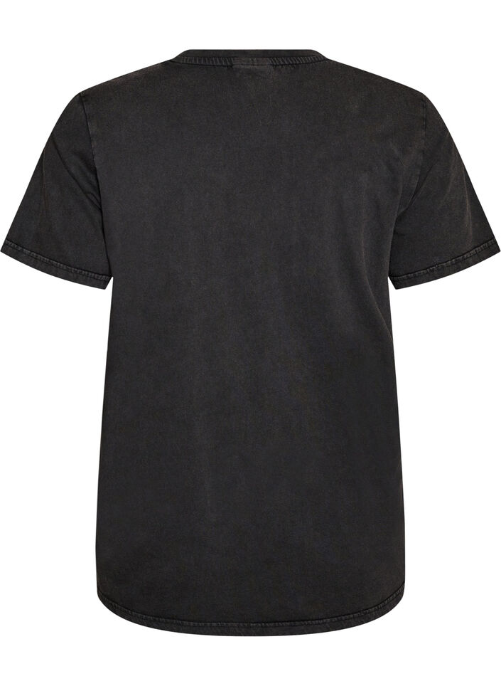 Grafik-T-Shirt aus Bio-Baumwolle, Grau, Packshot image number 1