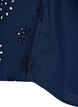 Chemisier avec broderie anglaise et manches 3/4, Navy Blazer, Packshot image number 4