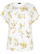 T-shirt avec imprimé floral, Jaune, Packshot image number 0