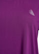 T-shirt de sport couleur unie, Violet, Packshot image number 2