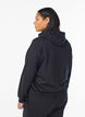 Sweat &agrave; capuche avec imprim&eacute;, Noir, Model image number 2