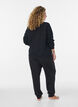 Cardigan sweat avec col montant et zip, Noir, Model image number 2