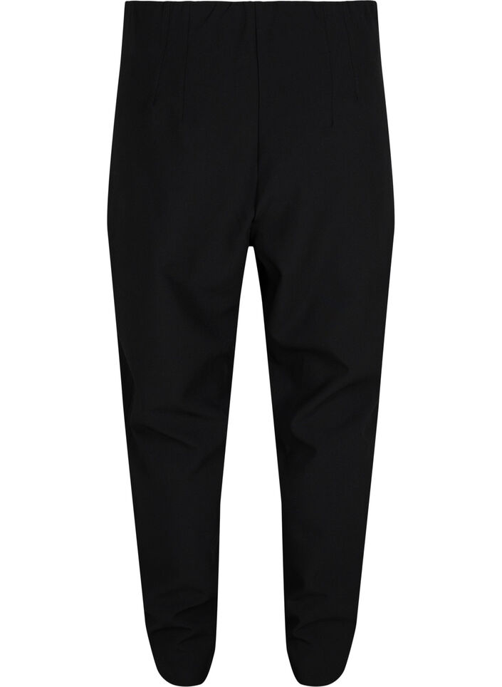 Klassische Hose mit hoher Taille, Schwarz, Packshot image number 1