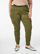 Pantalon slim fit avec poches cargo, Vert, Model image number 2