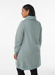 Robe sweat-shirt courte &agrave; col montant et poches, Vert, Model image number 2