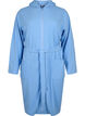 Robe de chambre avec fermeture éclair et capuche, Bleu Clair, Packshot image number 0
