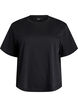 Boxy Baumwoll-T-Shirt, Schwarz, Packshot image number 0