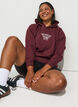 Hoodie mit Brustaufdruck, Rot, Model image number 0
