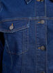 Denim-Jacke aus elastischer Baumwollmischung, Blau, Packshot image number 2