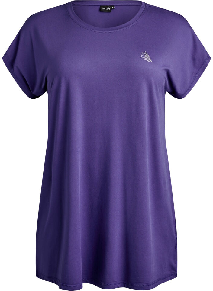 Langes Trainingsshirt, Lila, Packshot image number 0