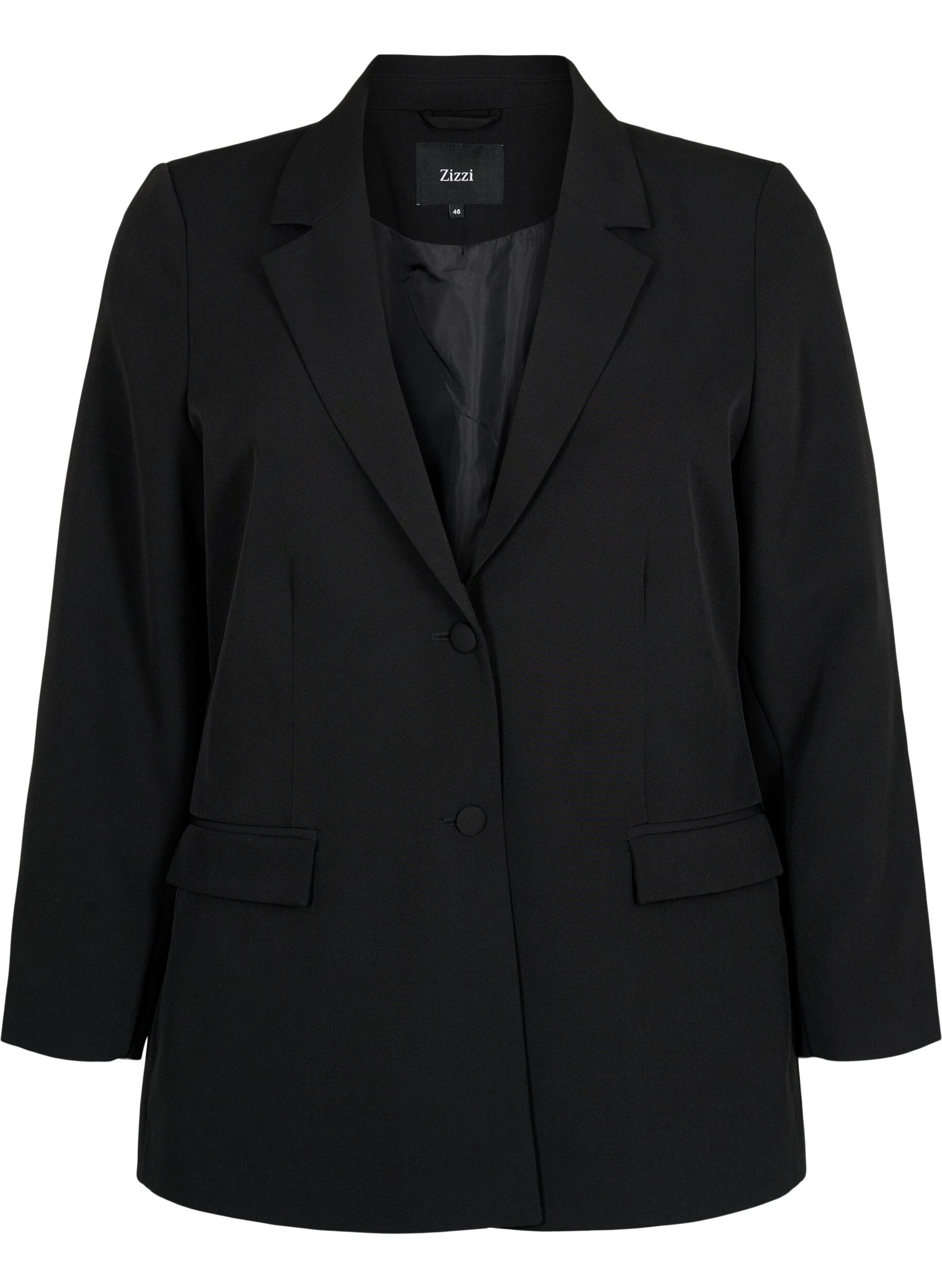 Blazer classique avec fermeture boutonn&eacute;e