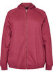 Hoodie mit Rei&szlig;verschluss und R&uuml;ckendruck, Rot, Packshot image number 0