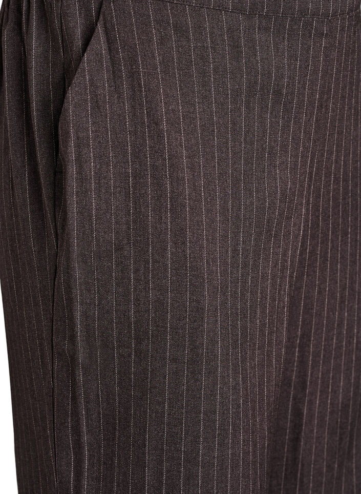 Pantalon large taille haute, Marron, Packshot image number 2