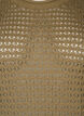 Chemisier en tricot avec motif à trous, Dusky Green, Packshot image number 2