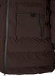Puffermantel mit Kapuze und Taschen, Braun, Packshot image number 3