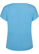 T-shirt de sport ample avec col en v, Bleu Clair, Packshot image number 1