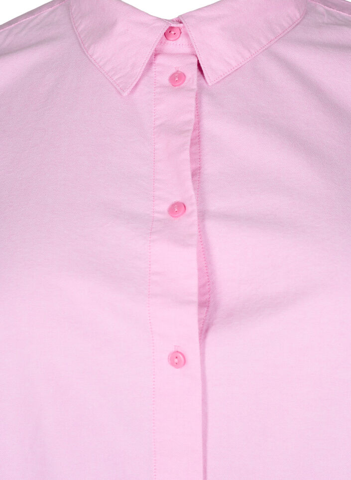 Lang&auml;rmliges Baumwollhemd, Pink, Packshot image number 2
