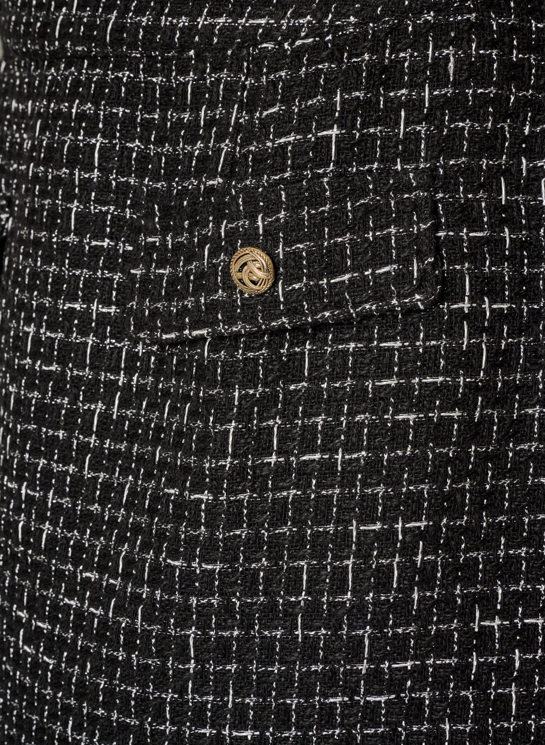 ZizziJupe courte en boucl&eacute;, Noir, Packshot image number 2