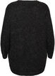 Lange Strickbluse mit Kugelkn&ouml;pfen, Grau, Packshot image number 1