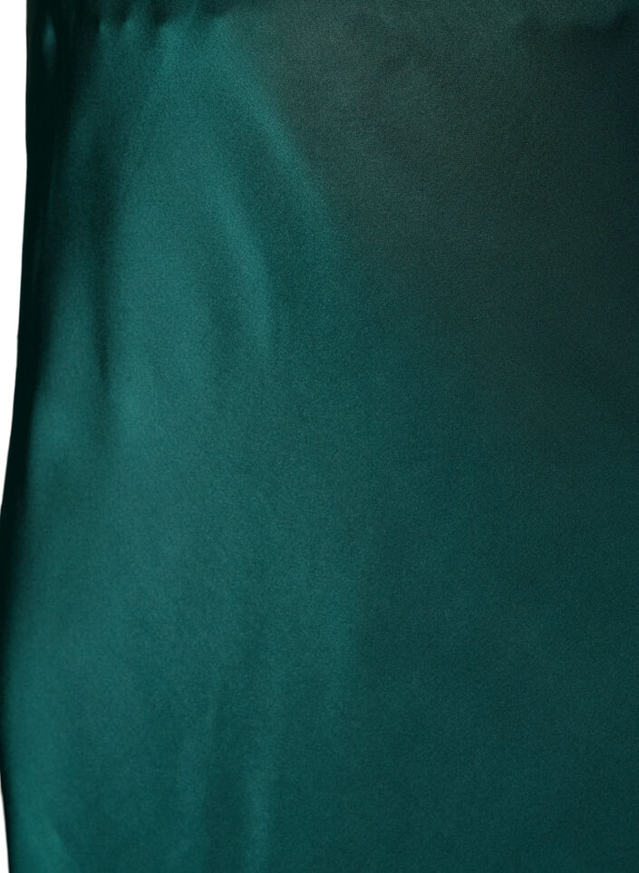 Midirock aus Satin, Gr&uuml;n, Packshot image number 2