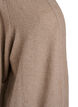 Strickjacke mit Rippenstrick und Taschen, Beige, Packshot image number 2