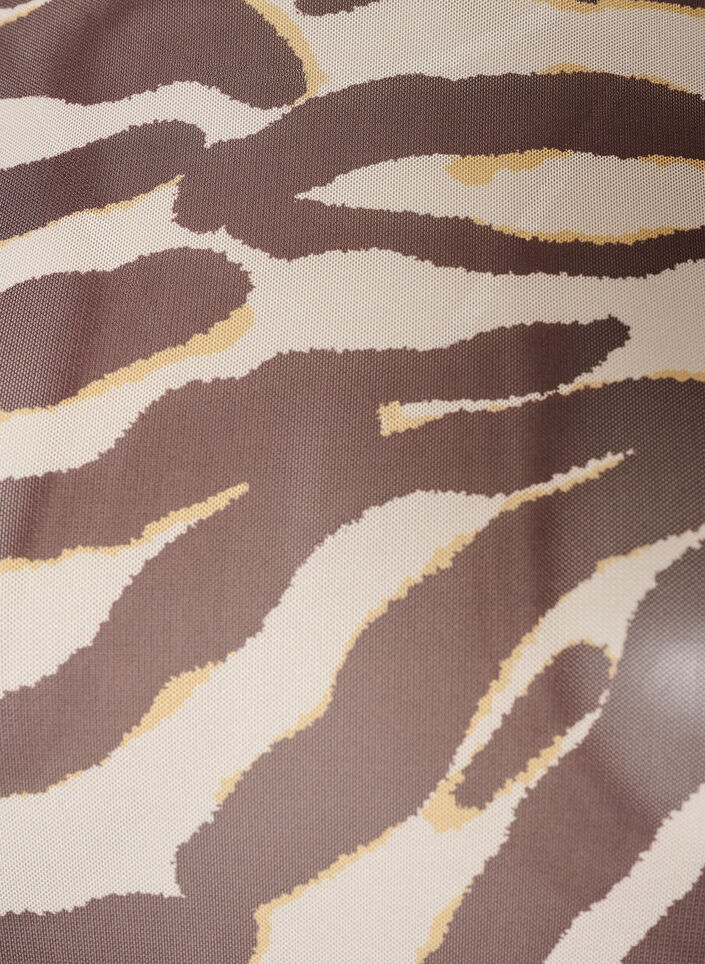 Blouse en maille avec imprim&eacute;, Marron, Packshot image number 2