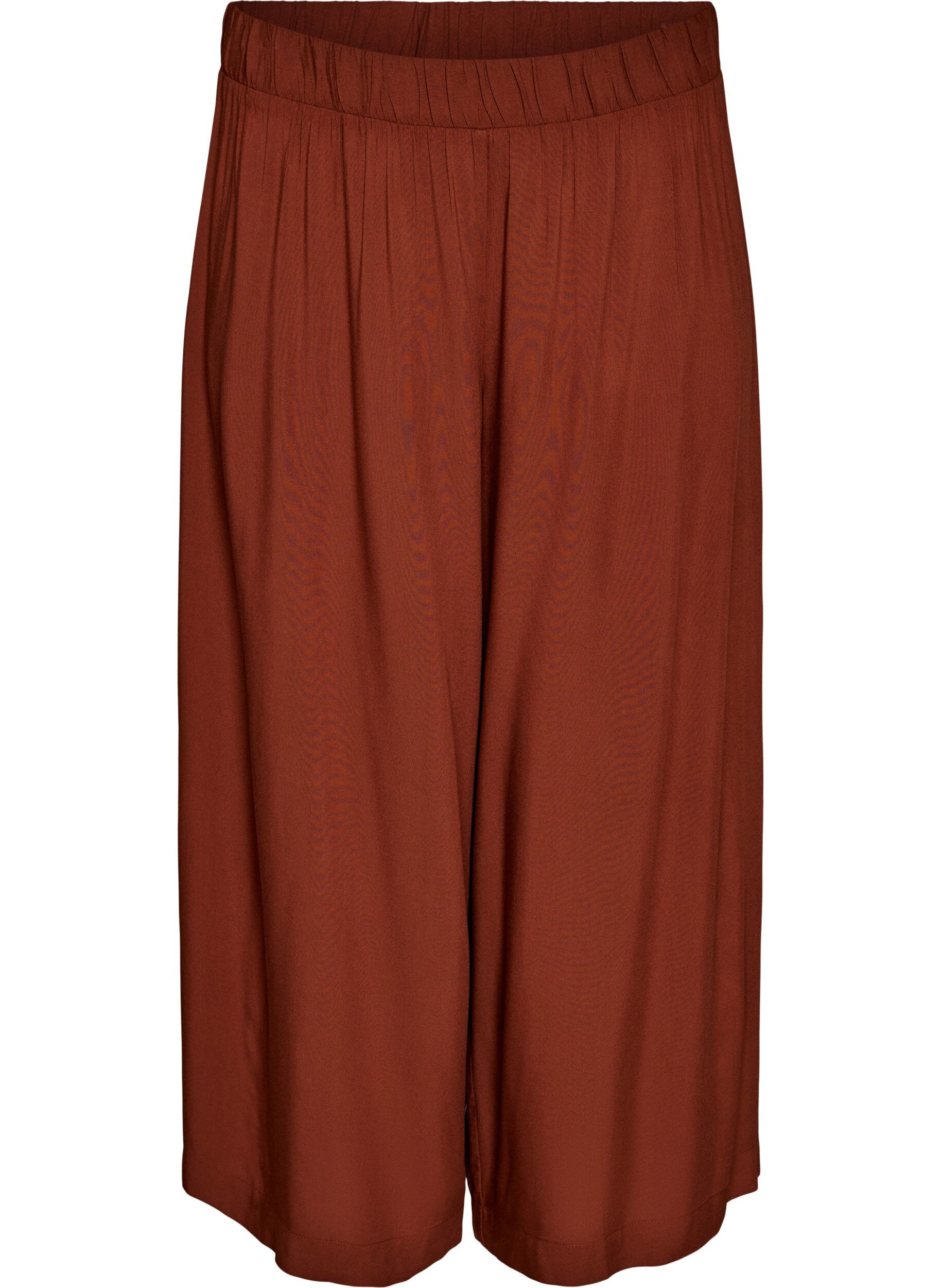 ZizziCulottes aus Viskose mit hoher Taille und weiten Beinen, Rot, Packshot image number 0