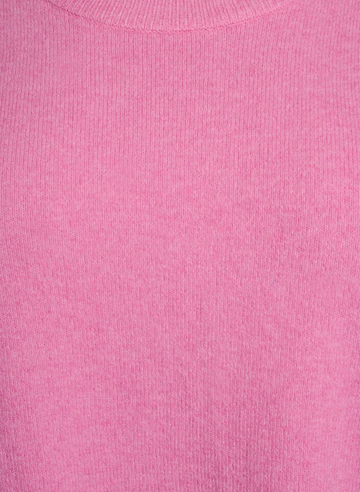 Chemisier en tricot à manches courtes, Rose, Packshot image number 2